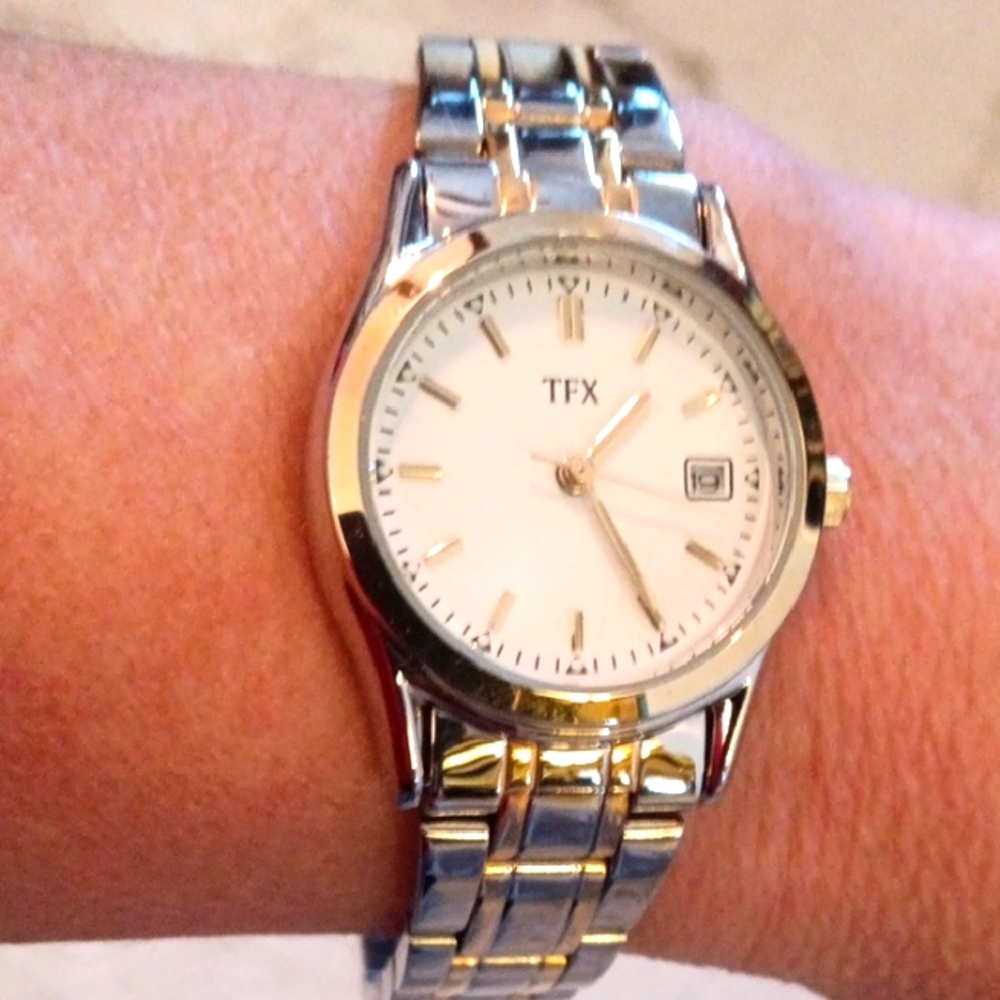 TFX By Bulova Two-Tone Watch
